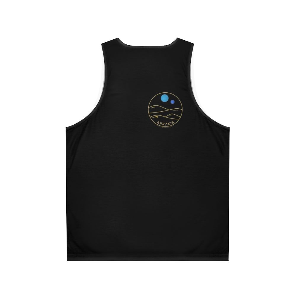 Arrakis Dune Inspired Unisex Tank Top - Back