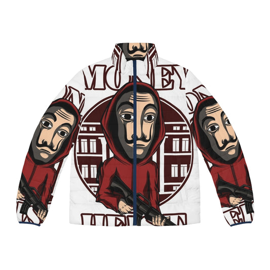 Money Heist Puffer Jacket - Stylish Outerwear Inspired by the Hit Netflix Series