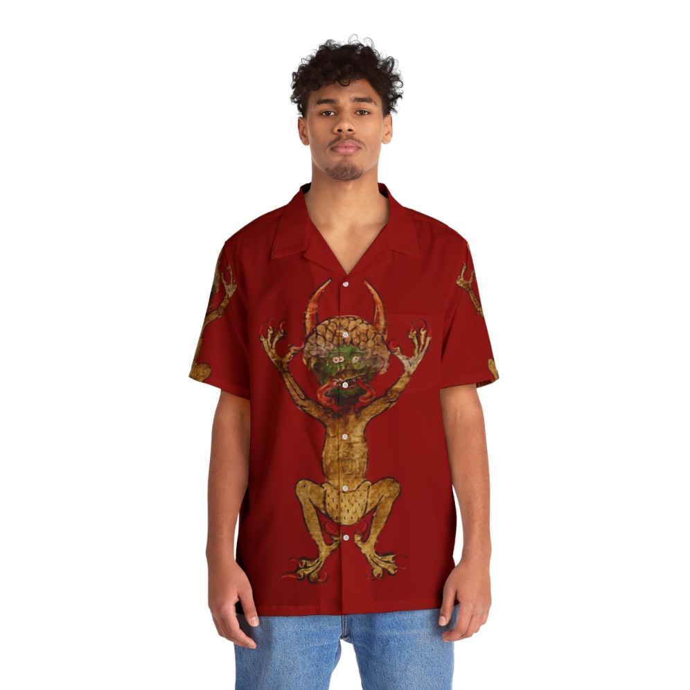 Codex Gigas Devil Hawaiian Shirt - People Front