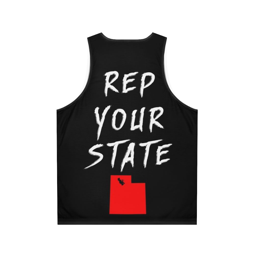 Utah State Pride Unisex Tank Top - Back