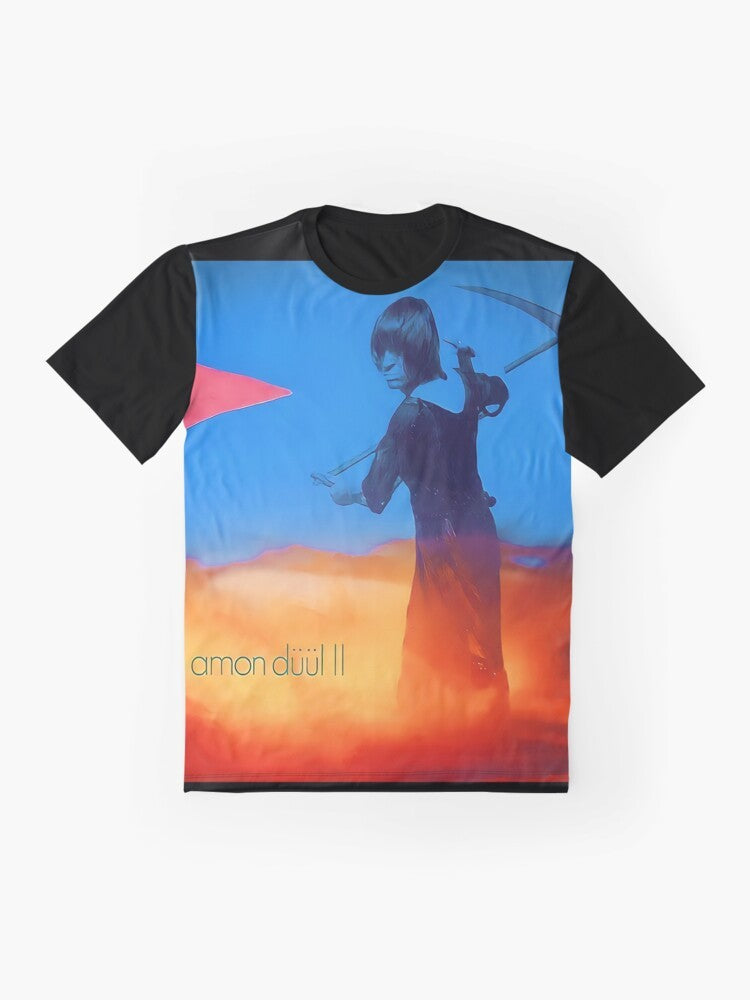 Amon Düül II Yeti 1970 Retro Prog Rock Graphic T-Shirt - Flat lay