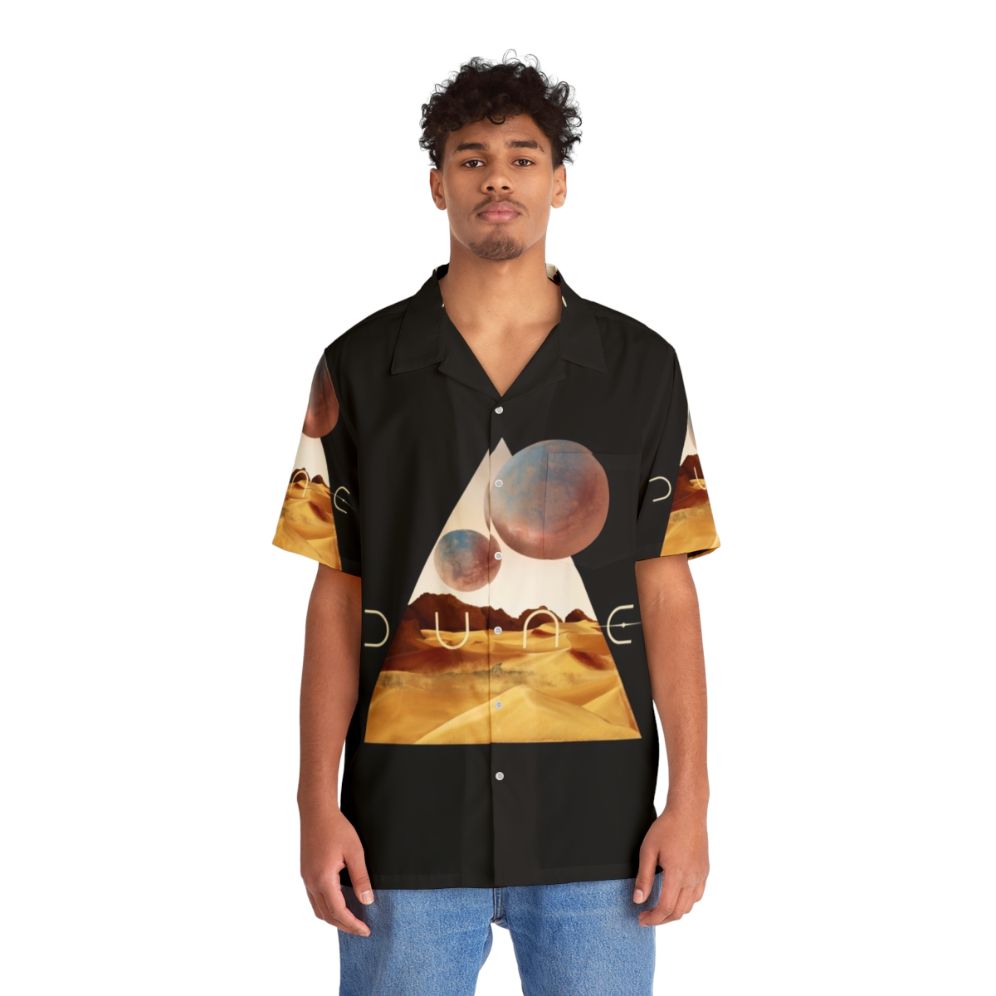 Arrakis Desert Sandworm Hawaiian Shirt - Lifestyle