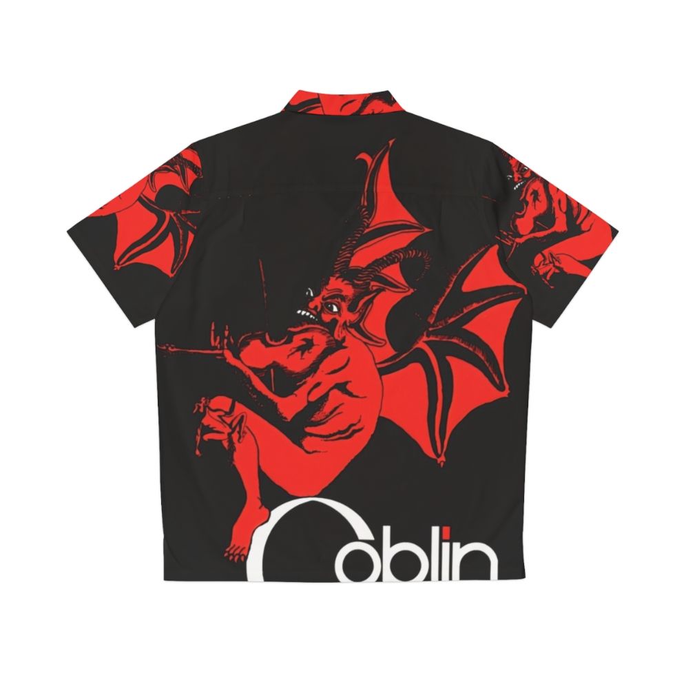 Goblin logo Hawaiian shirt for progressive rock fans - Back