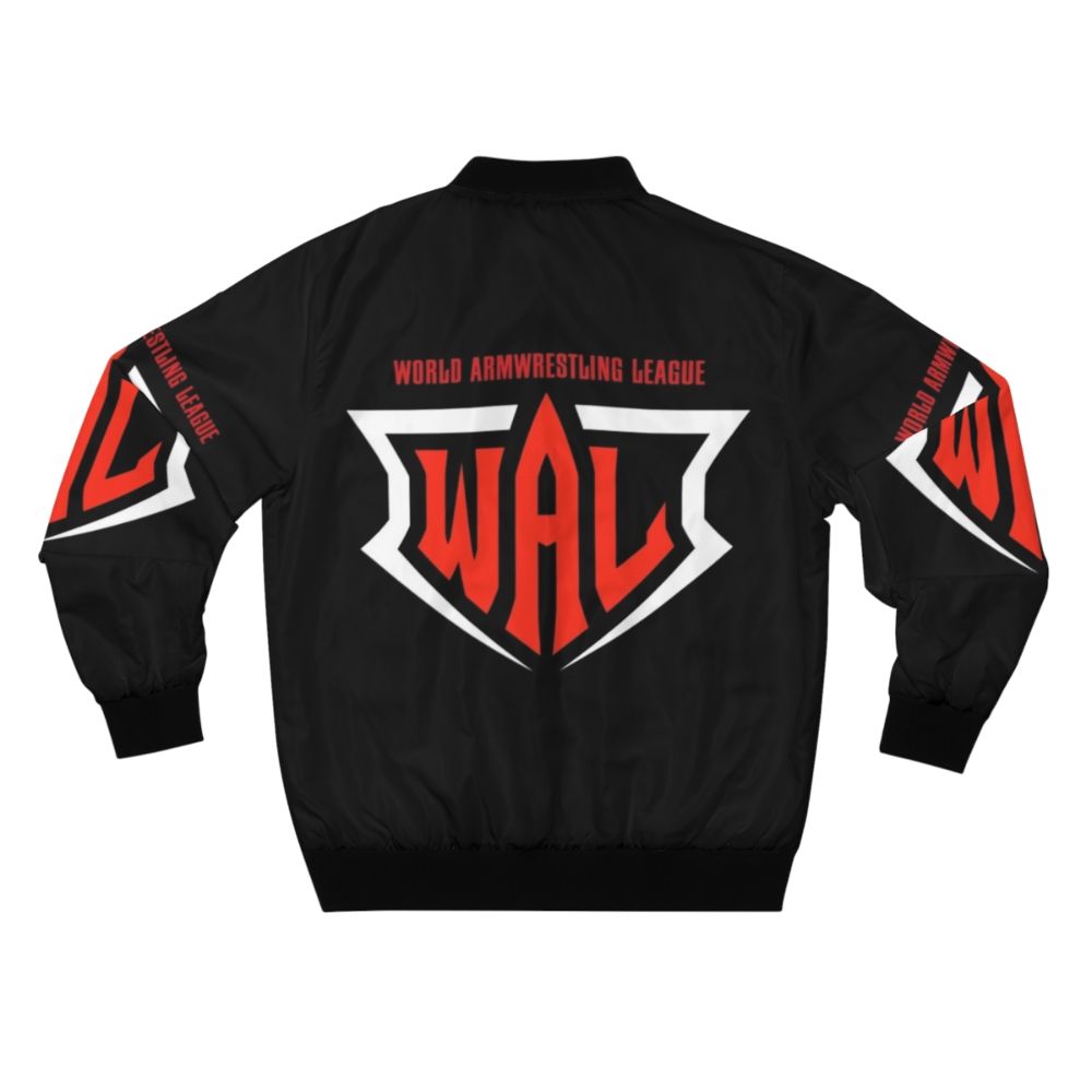 Arm Wrestling Bomber Jacket - Sports Wear for Wrestlers and Athletes - Back