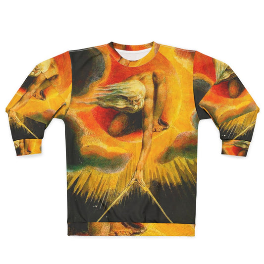 The Ancient of Days by William Blake Artwork on a Sweatshirt