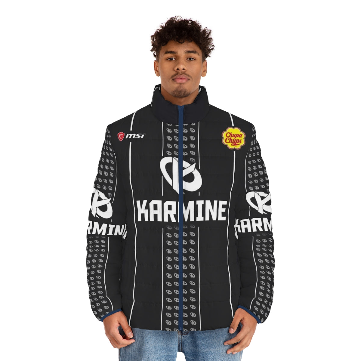 Kametoe Puffer Jacket featuring League of Legends inspired design for eSports enthusiasts - men front