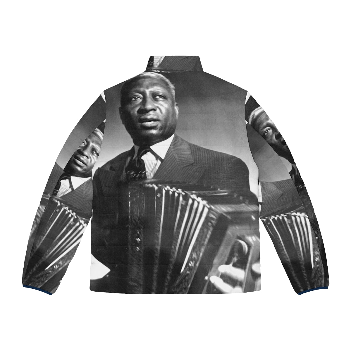 Leadbelly Puffer Jacket - A stylish and warm winter jacket inspired by the music of Leadbelly - Back