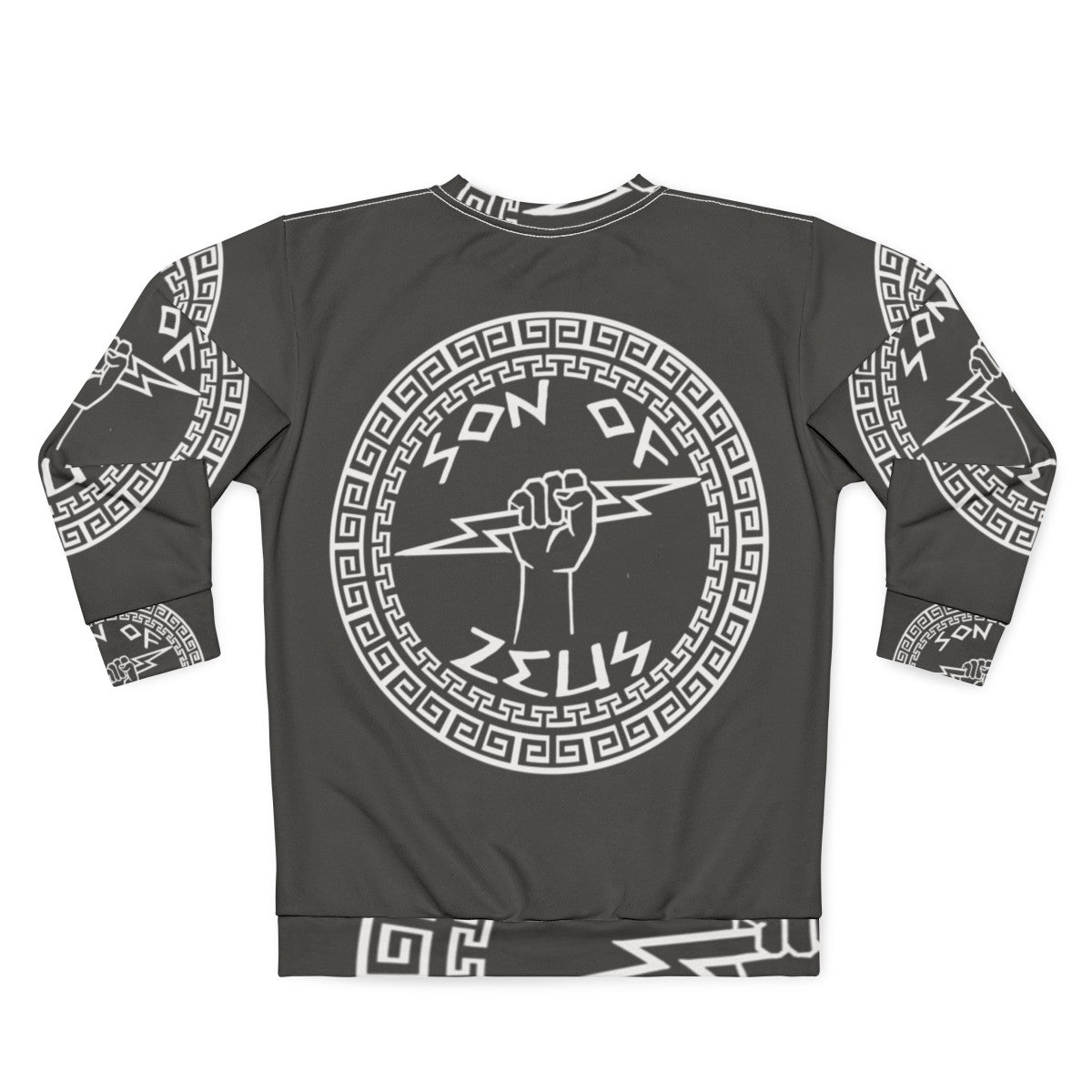 Son of Zeus Sweatshirt featuring Greek Mythology design - Back