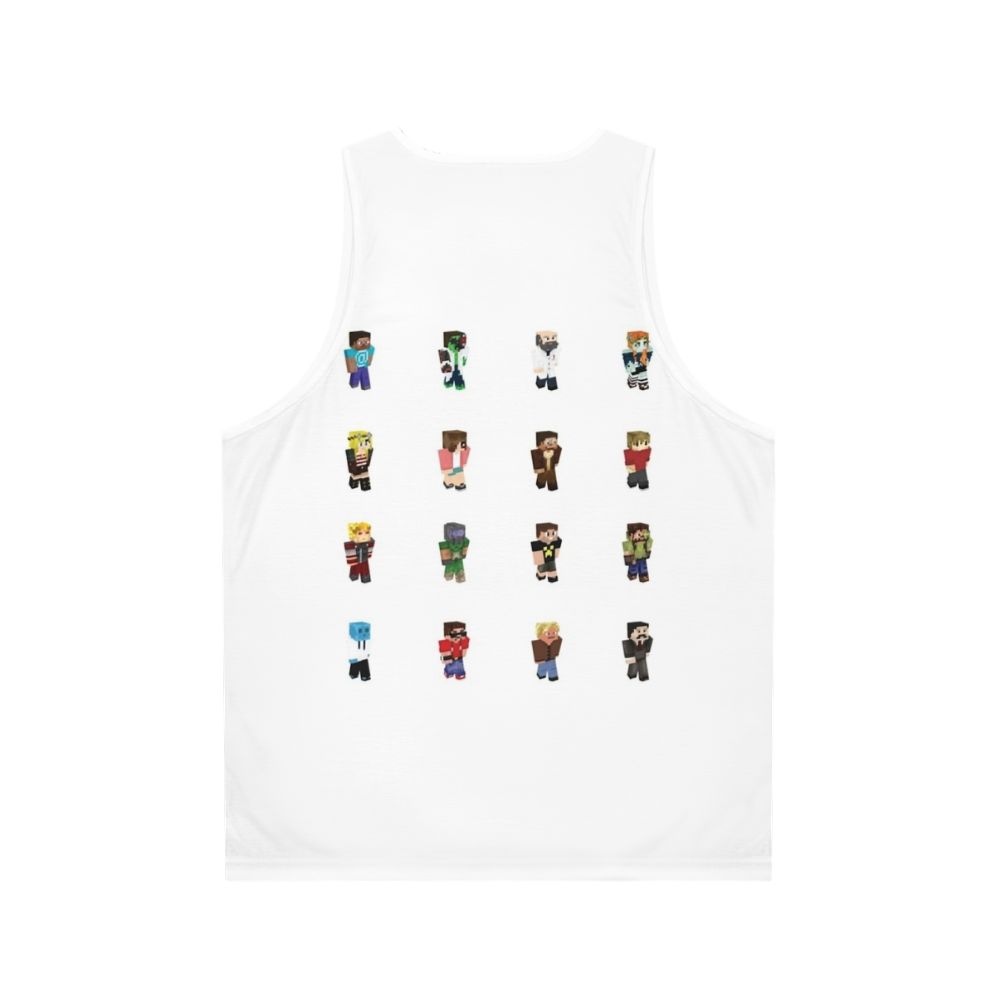 Hermitcraft Unisex Tank Top - Back