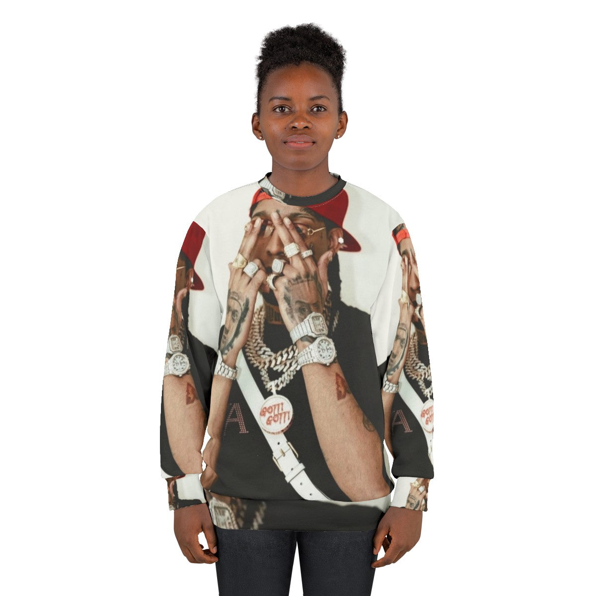 Rochyrd Urban Sweatshirt featuring Parallel Movement Dominican rap design - women