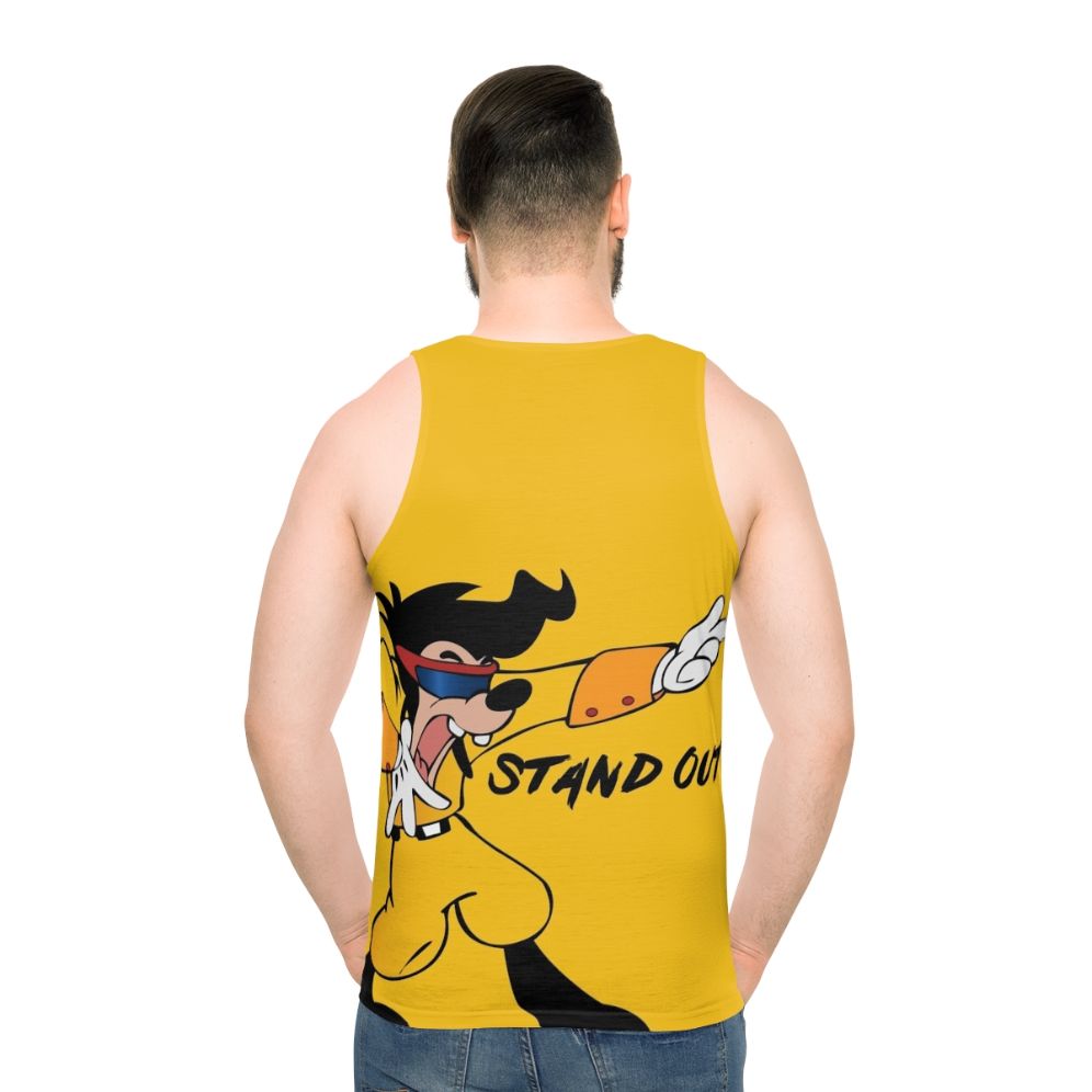 Retro 90s Unisex Stand Out Tank Top - men back