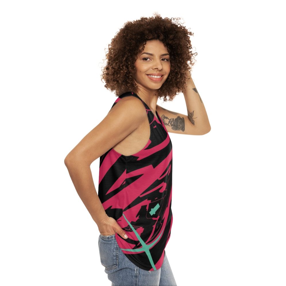 Aegis Pyra Unisex Tank Top - women side