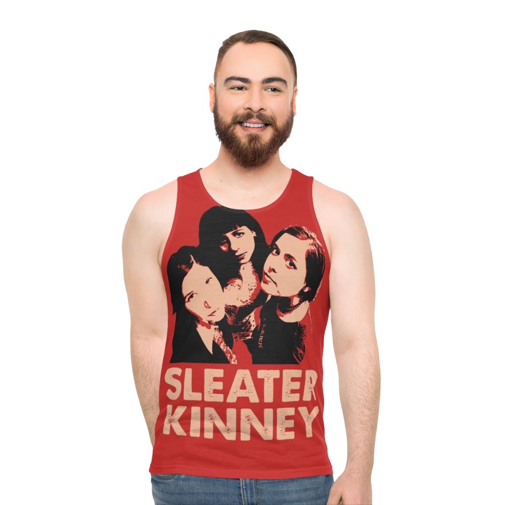 Sleater-Kinney Unisex Punk Rock Tank Top - men