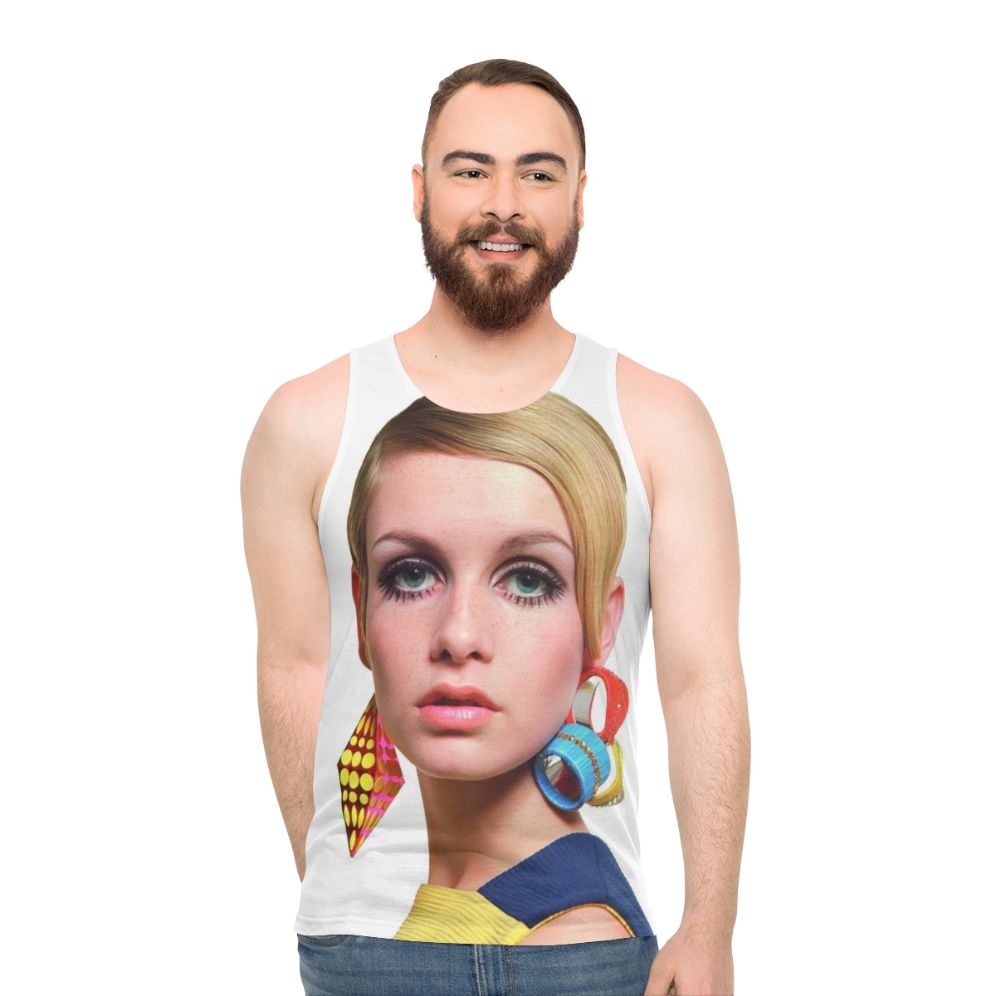 Twiggy Inspired Unisex Tank Top - men