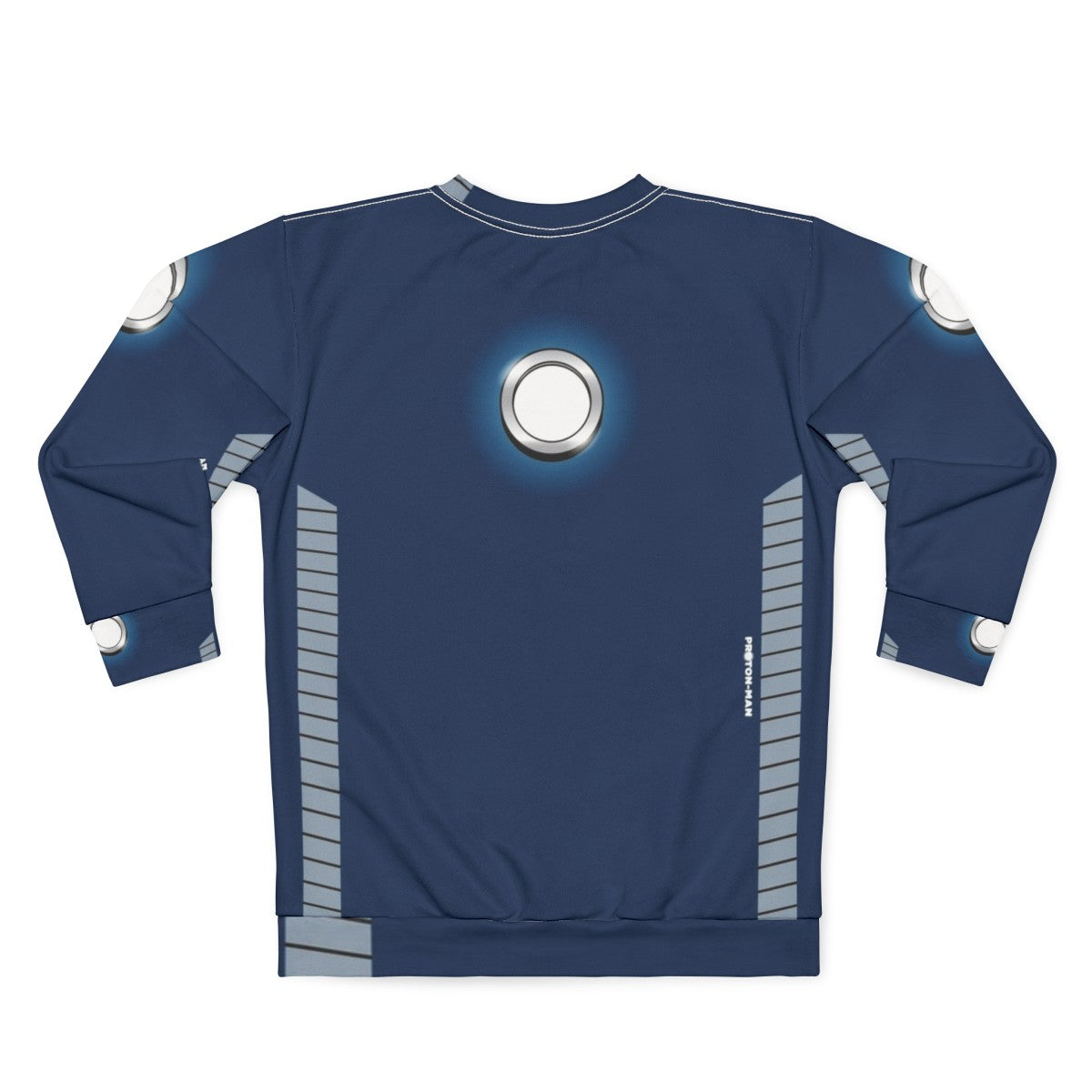 Proton Man Medical Superhero Sweatshirt for Cancer Treatment - Back