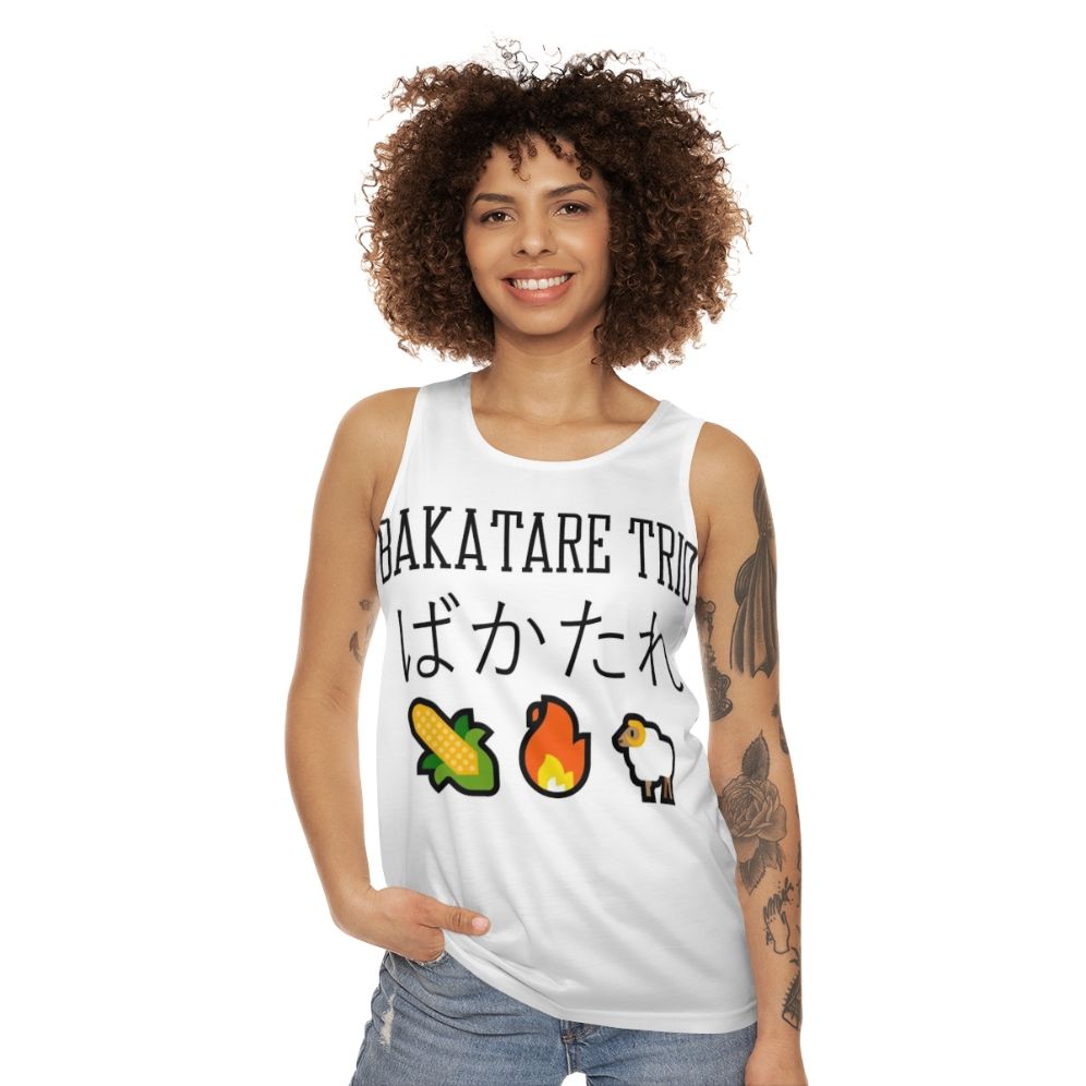 Hololive Bakatare Trio Unisex Anime Tank Top - women