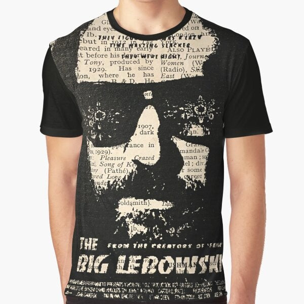 The Big Lebowski Coen Brothers Graphic T-Shirt featuring the iconic characters from the classic film