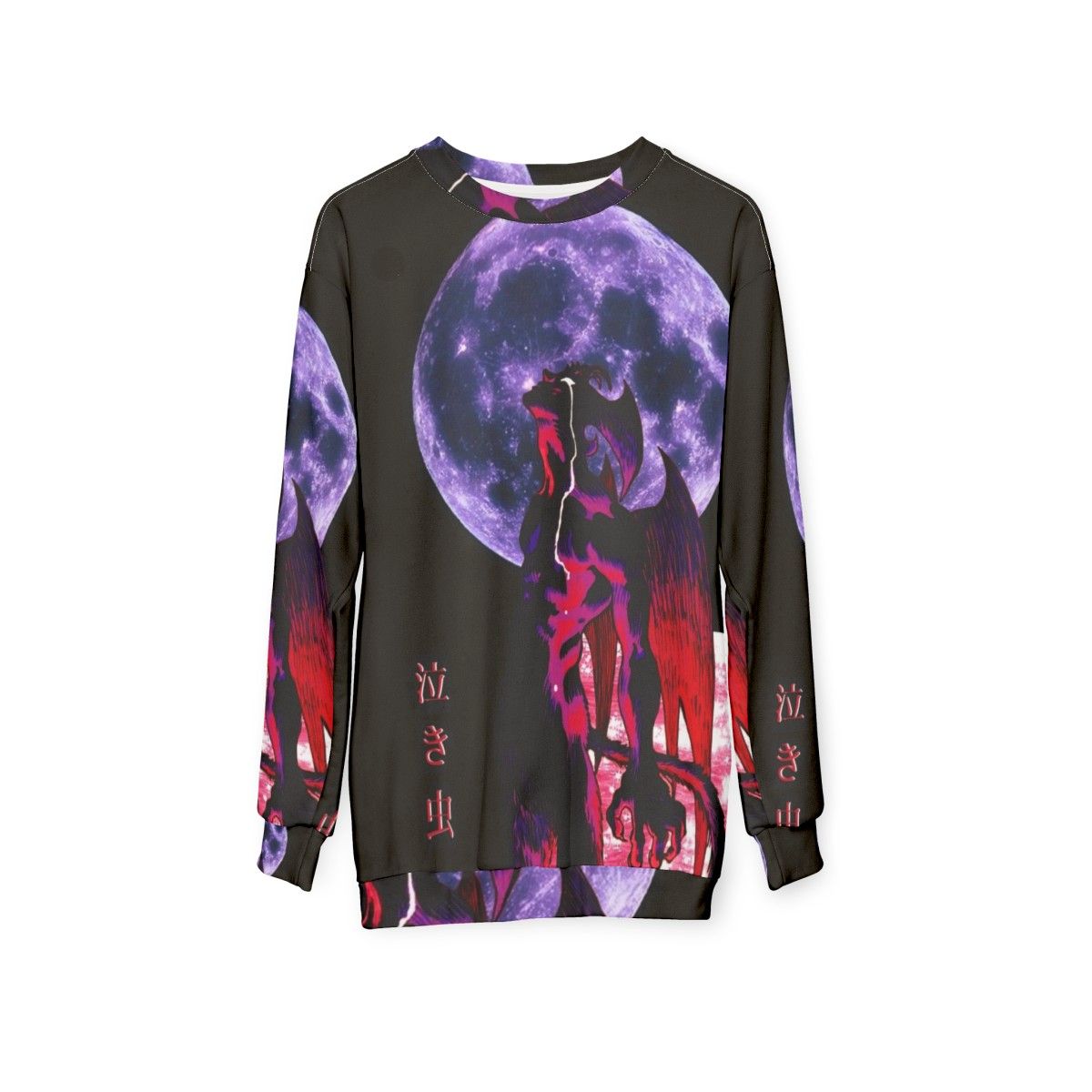 Akira Devilman Crybaby 90s Aesthetic Anime Sweatshirt - hanging