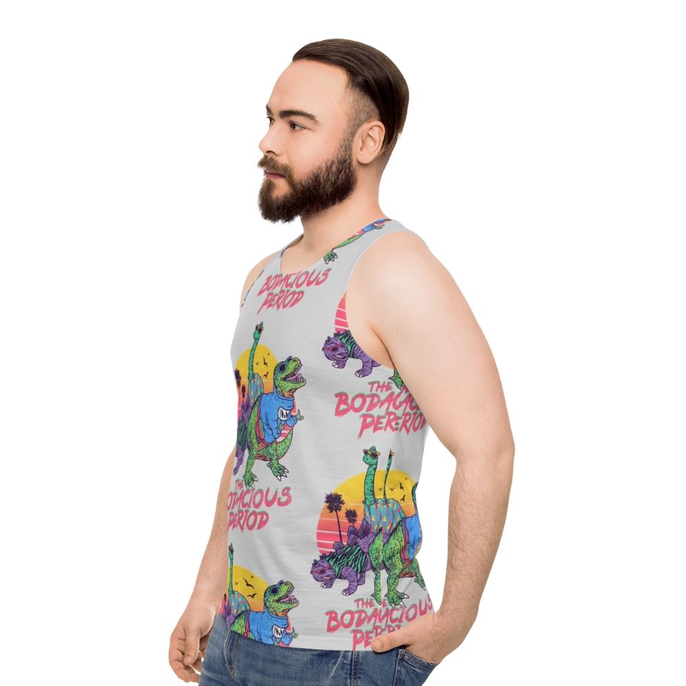 Unisex dinosaur period tank top - men side