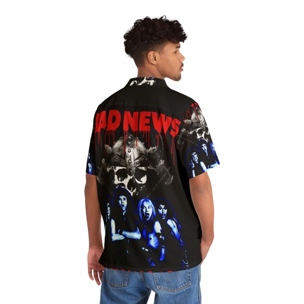 Bad News Hawaiian Shirt 2 - Heavy Metal Comedy Shirt - People Back