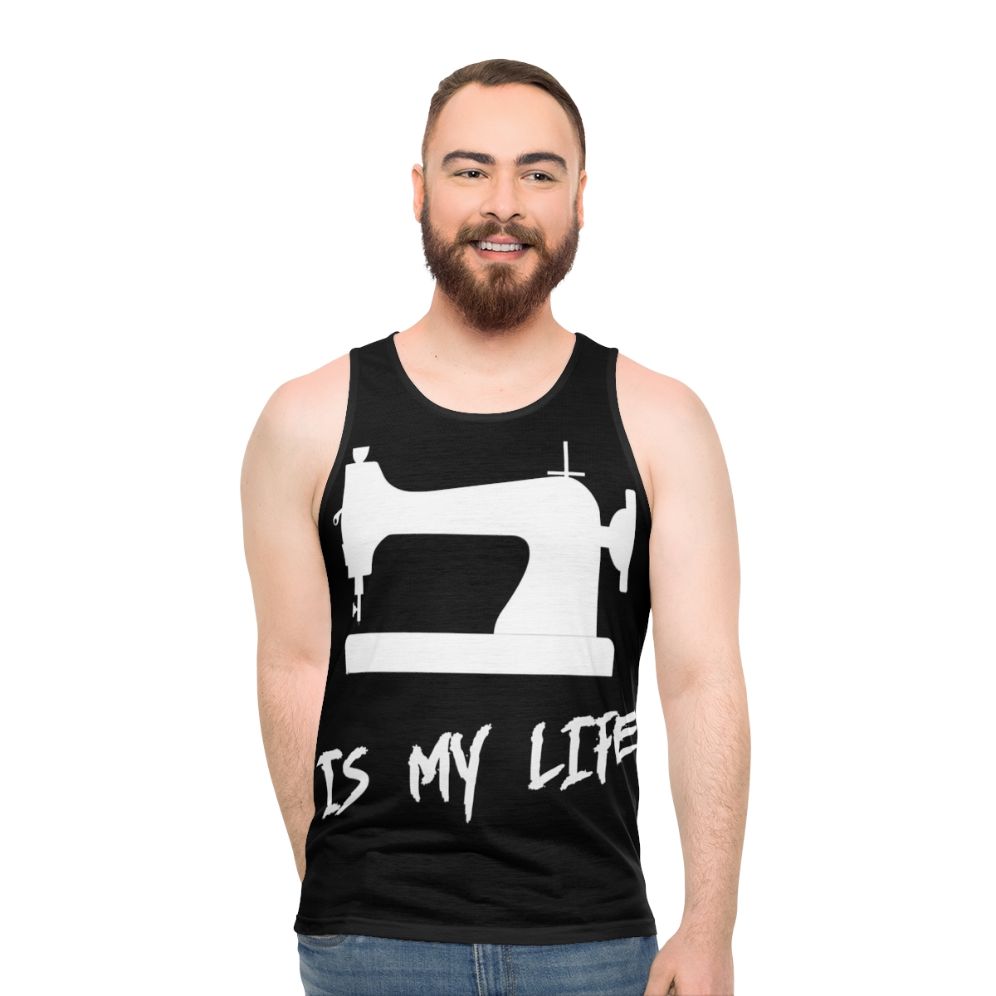 Unisex "Sewing is My Life" tank top - men