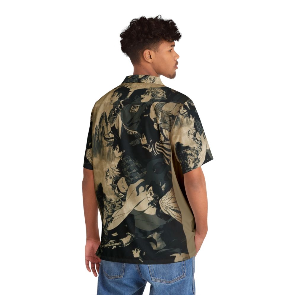 Demon Slayer Anime Inspired Hawaiian Shirt - People Back