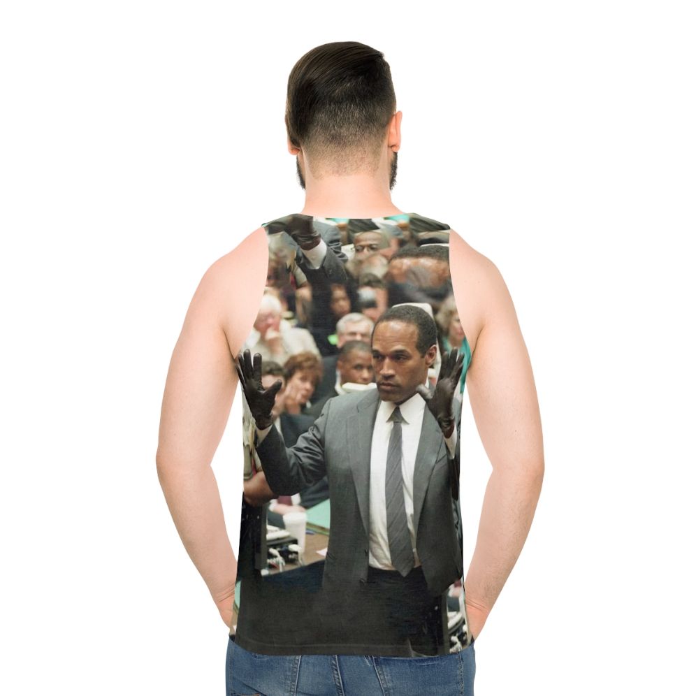 OJ Simpson Gloves Unisex Tank Top - men back