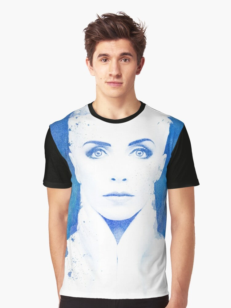 Annie Lennox watercolor graphic t-shirt - Men