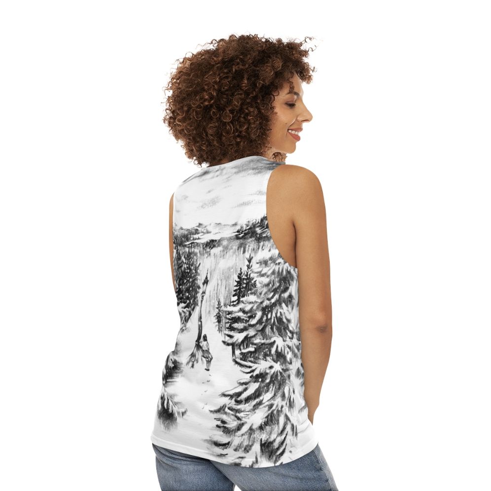 Narnia Winter Unisex Tank Top - women back