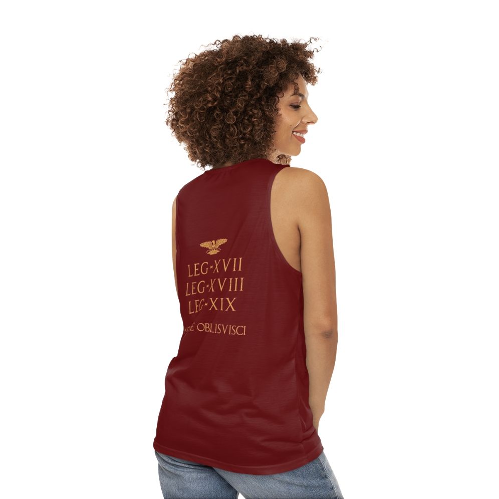 Roman Legions Unisex Tank Top - Teutoburg Forest Battle - women back