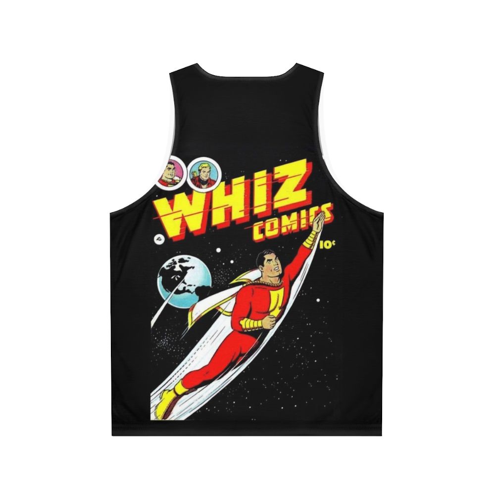 Vintage Golden Age Comic Book Unisex Tank Top - Back