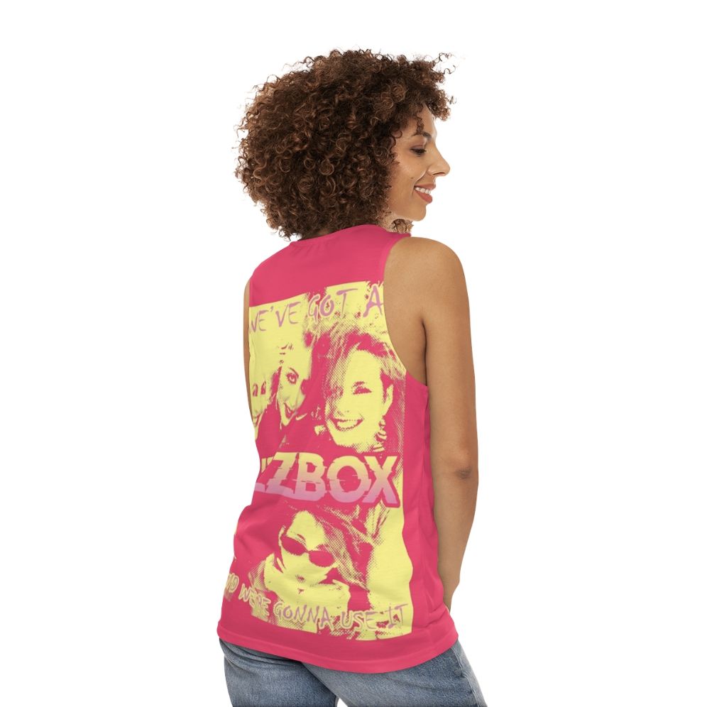 Fuzzbox Unisex 80s Indie Tank Top - women back