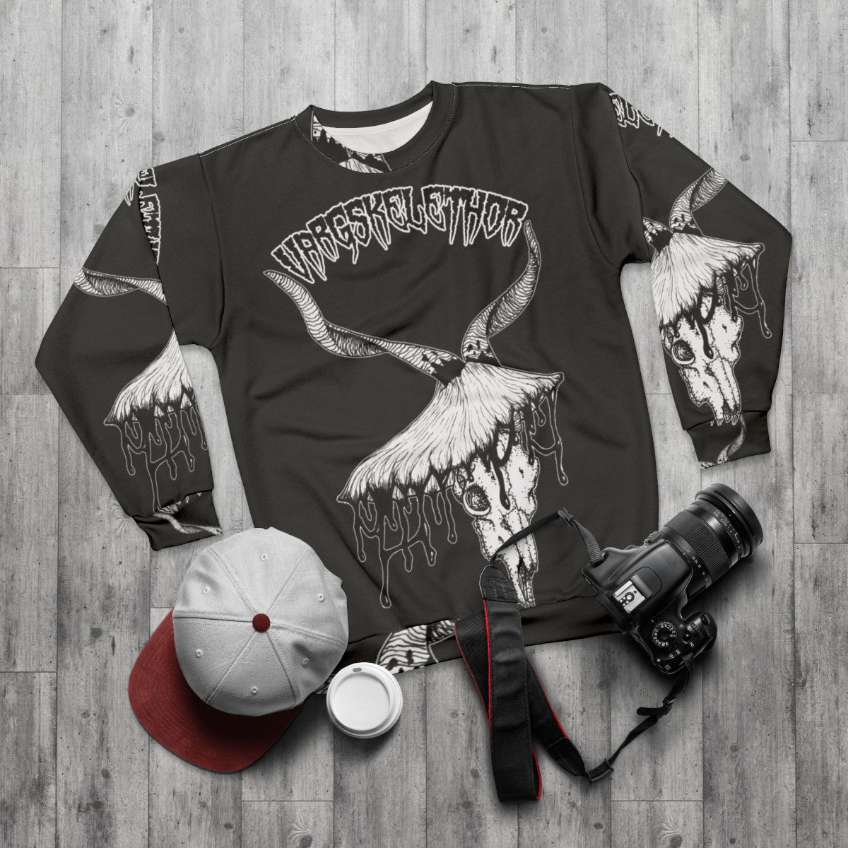 Vargskelethor Vineshroom Vinesauce Joel Gaming Sweatshirt - flat lay