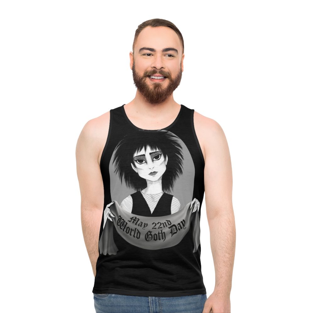 Siouxsie Unisex Tank Top for World Goth Day - men