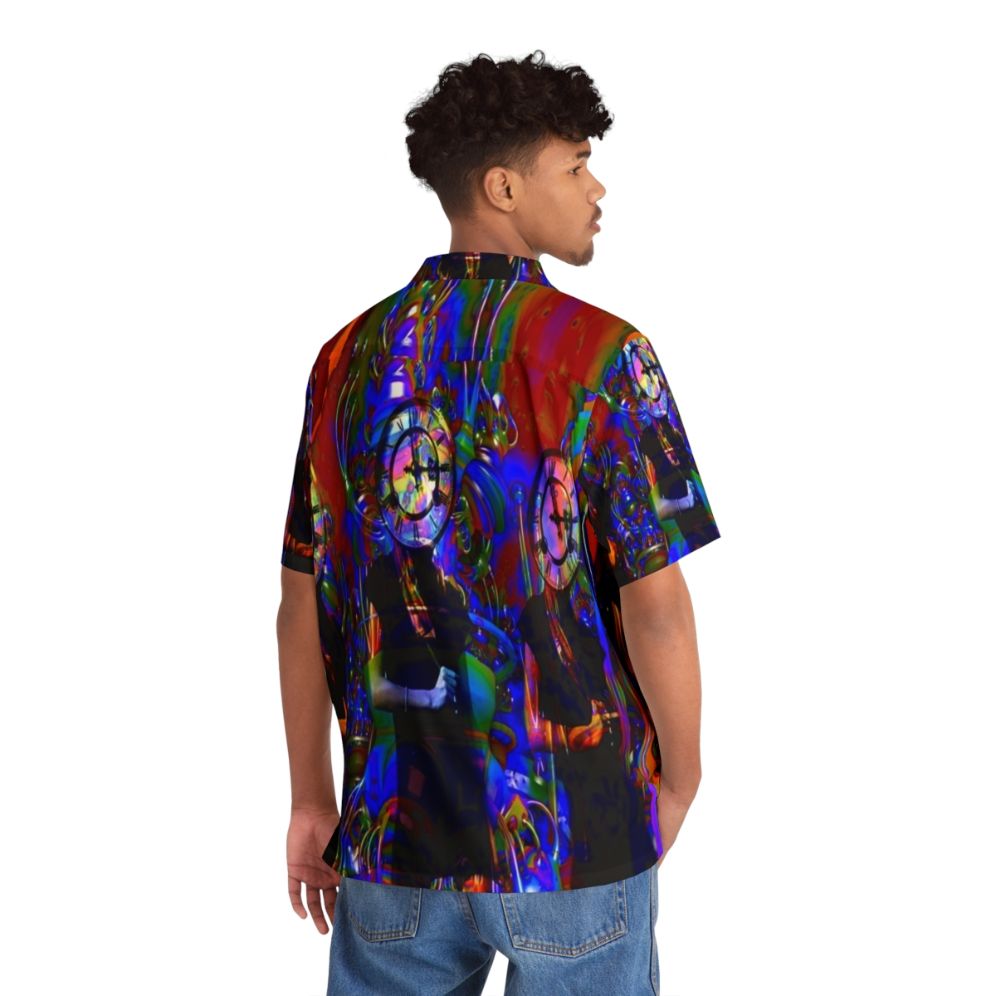 Clockwork Hawaiian Shirt with Whimsical Fantasy Abstract Vintage Patterns - People Back