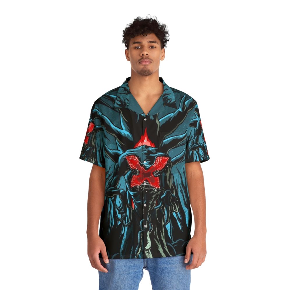 Demogorgon Hawaiian Shirt 2 - Retro Monster Pop Culture - People Front