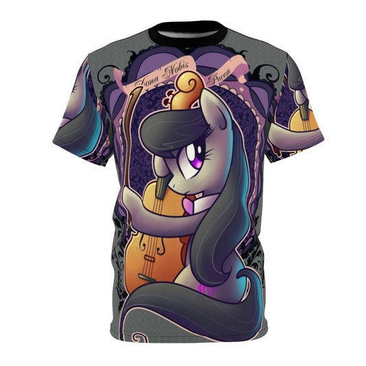 Octavia-Inspired My Little Pony Fan T-Shirt featuring Octavia and other pony characters