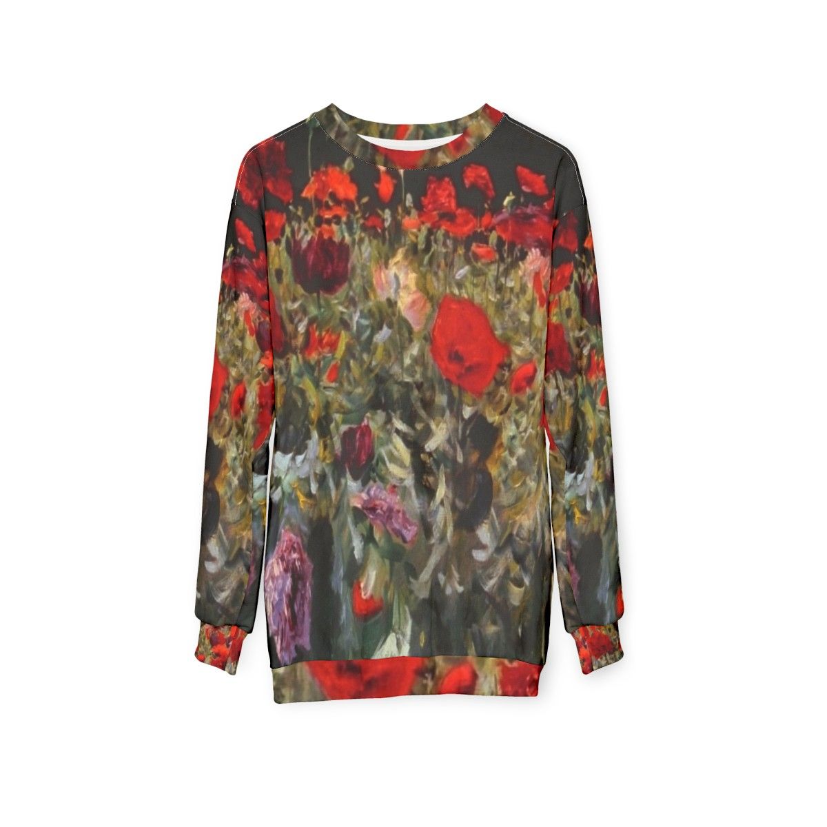 John Singer Sargent Poppies Impressionist Sweatshirt - hanging