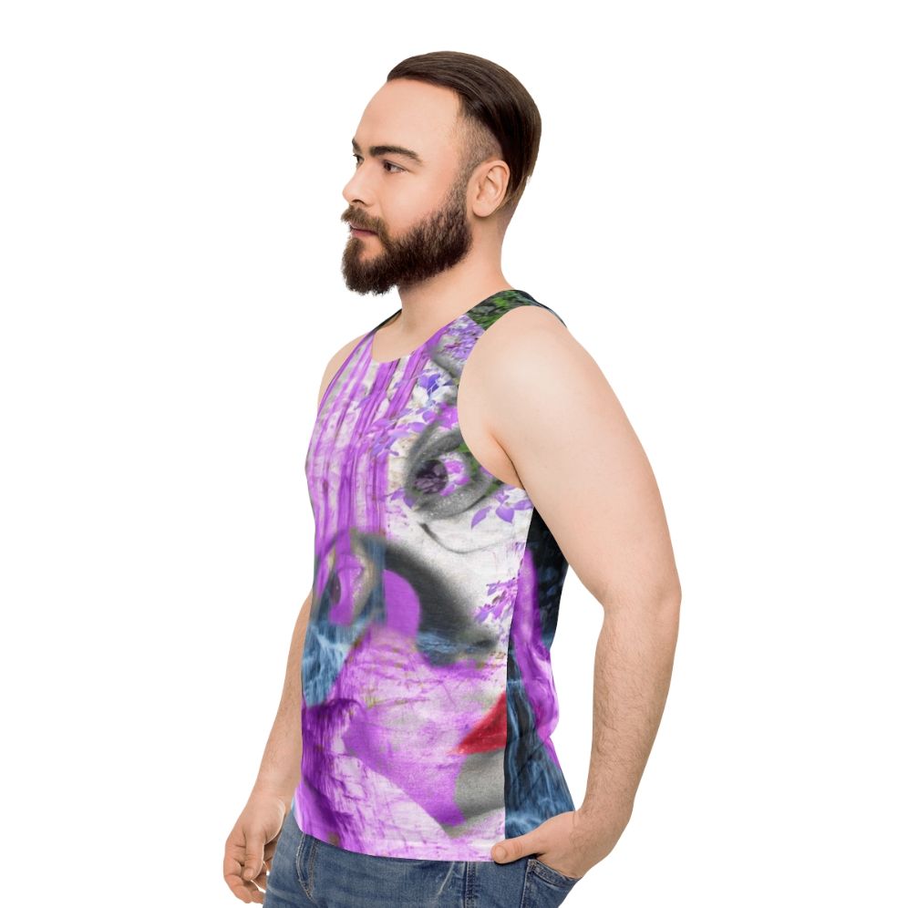 Waterfall unisex fantasy tank top - men side