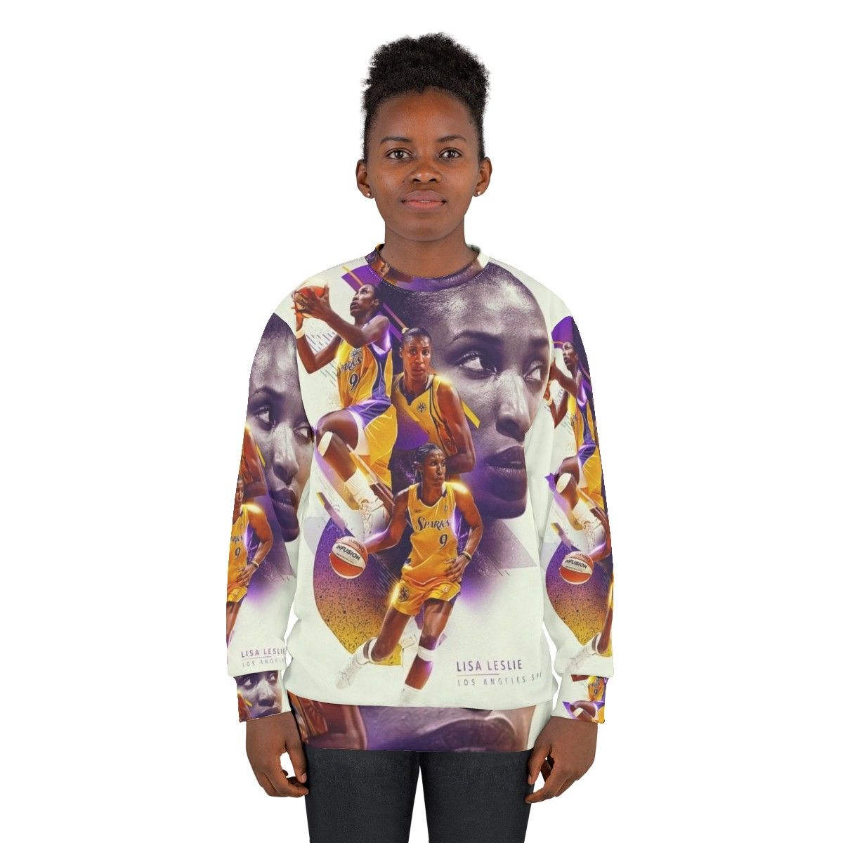 Lisa Leslie Women's Basketball Sweatshirt - women