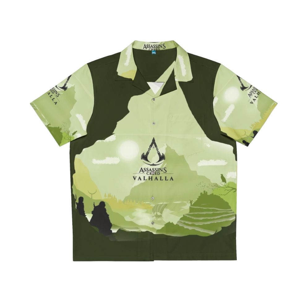 Assassins Creed Valhalla Viking Landscape Hawaiian Shirt