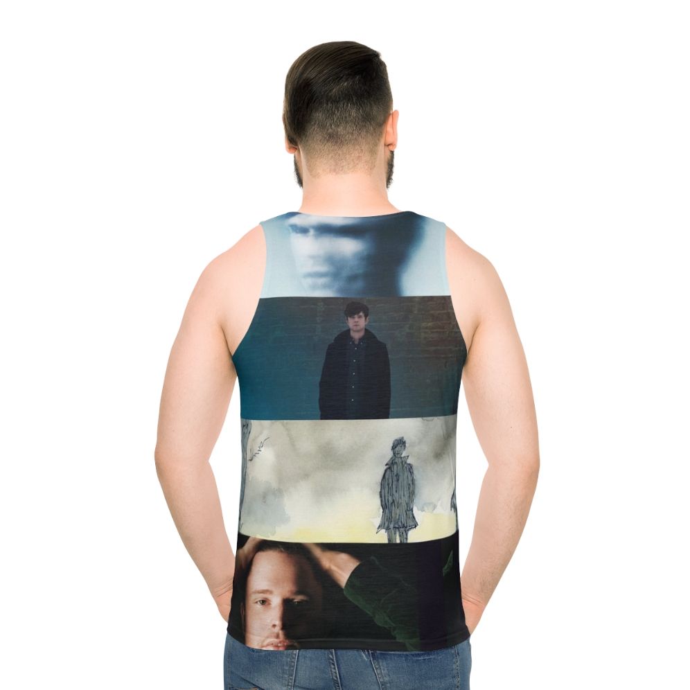 James Blake Albums Unisex Tank Top - men back