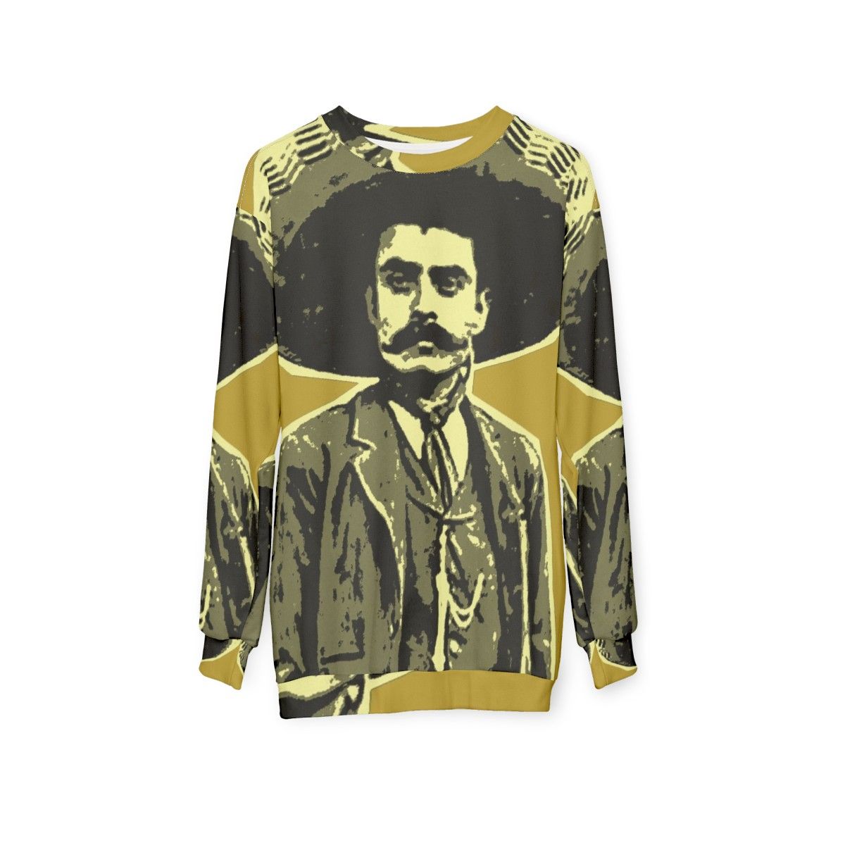 Emiliano Zapata Salazar Mexican Revolution Themed Sweatshirt - hanging