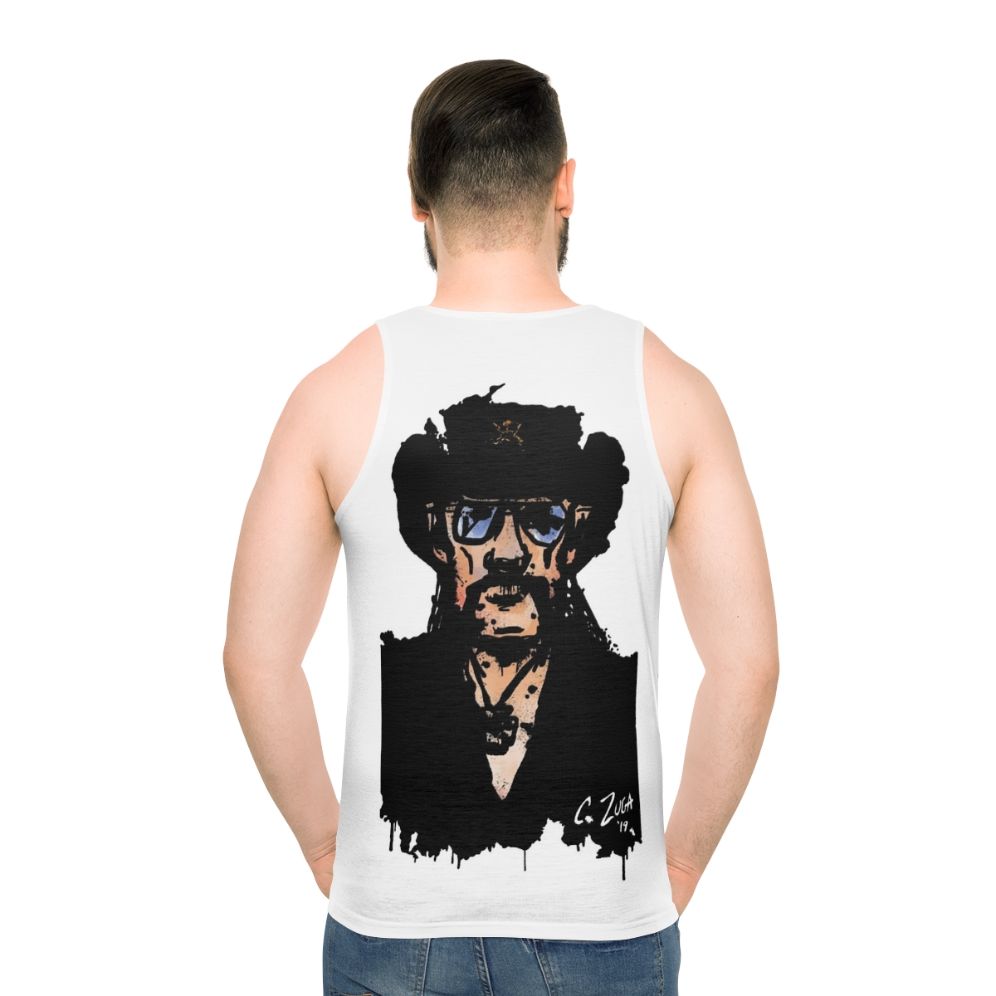 Lemmy Kilminster Motorhead Iconic Musician Portrait Unisex Tank Top - men back