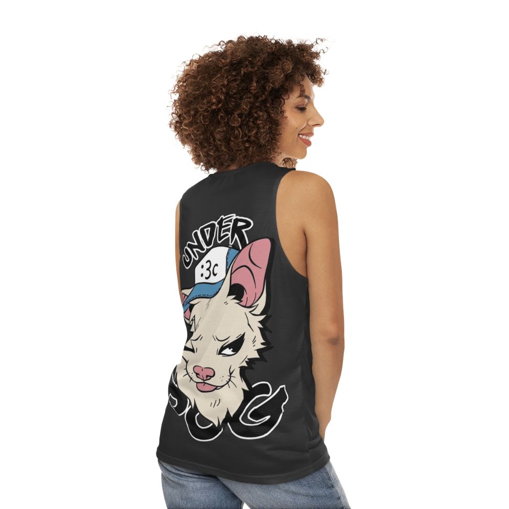 Dog Lover's Unisex Tank Top - women back