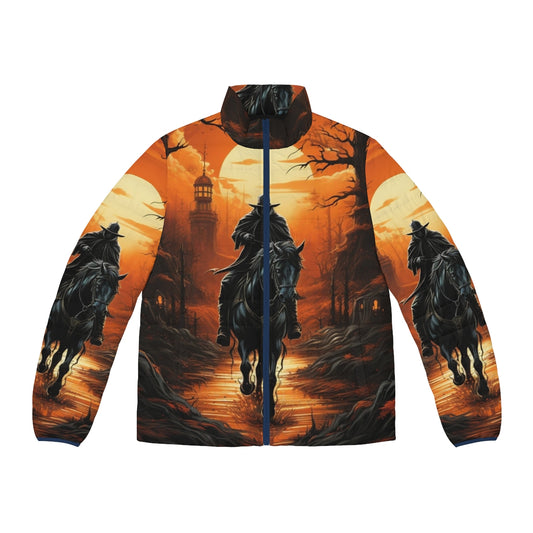 Headless Horseman themed puffer jacket for iPhone