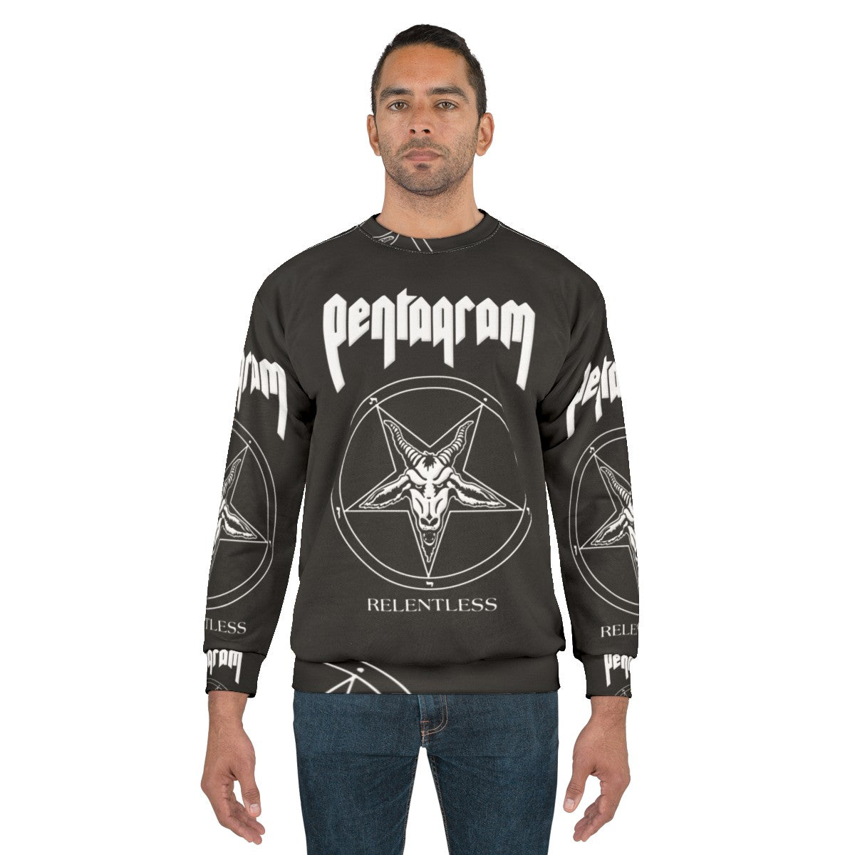 Pentagram Relentless Heavy Metal Sweatshirt - men