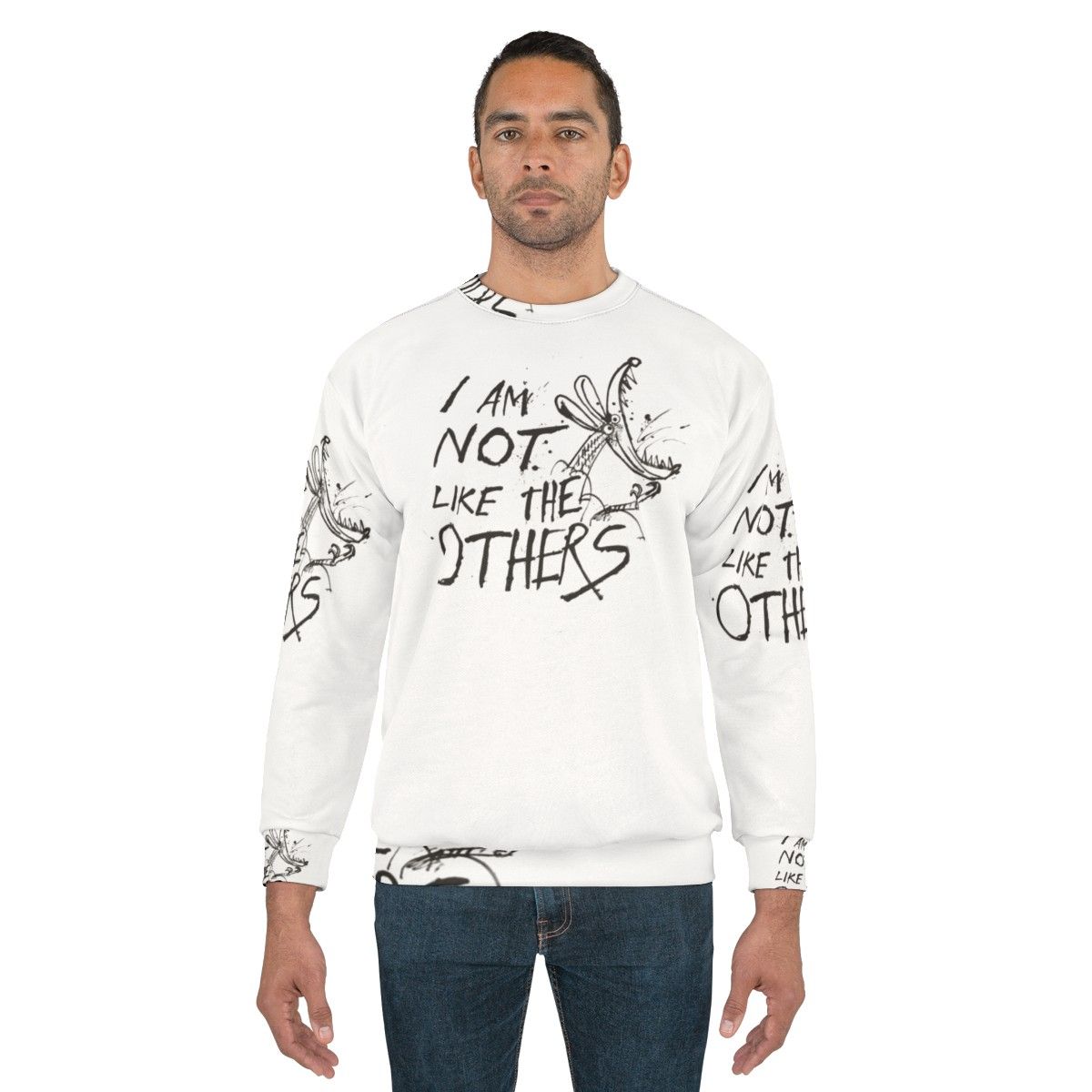 Gonzo Inspired Unique Abstract Sweatshirt - men