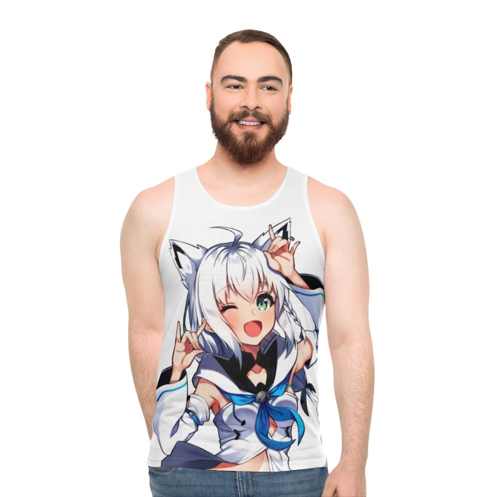 Shirakami Fubuki Anime Tank Top - men