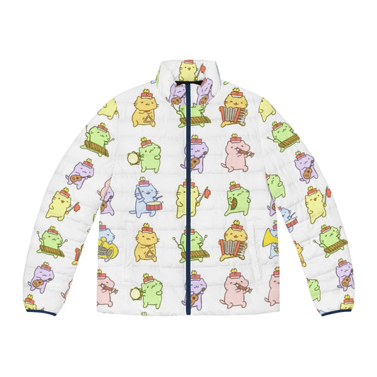 Mitchiri Neko Puffer Jacket - Cute Anime-Inspired Outerwear